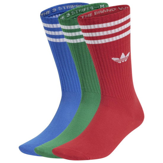 Adidas Κάλτσες Solid Crew Socks 3 pairs
